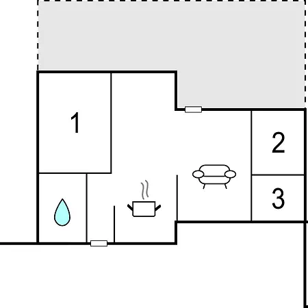 Three-bedroom Holiday In Norre Aaby Сasa de vacaciones *
